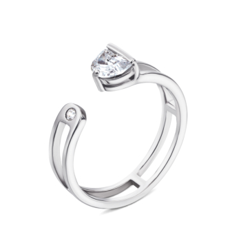 Серебряное кольцо с фианитами. Артикул 1RI57974/0-R