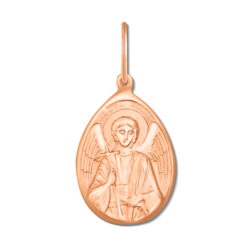 Золотая подвеска-икона «Ангел Хранитель». Артикул 30776
