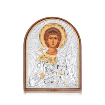 Серебряная икона «Ангел Хранитель». Артикул EP2-172PAG