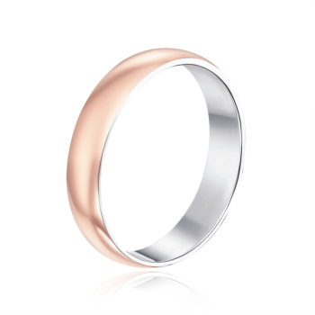 Серебряное обручальное кольцо. Артикул 4046