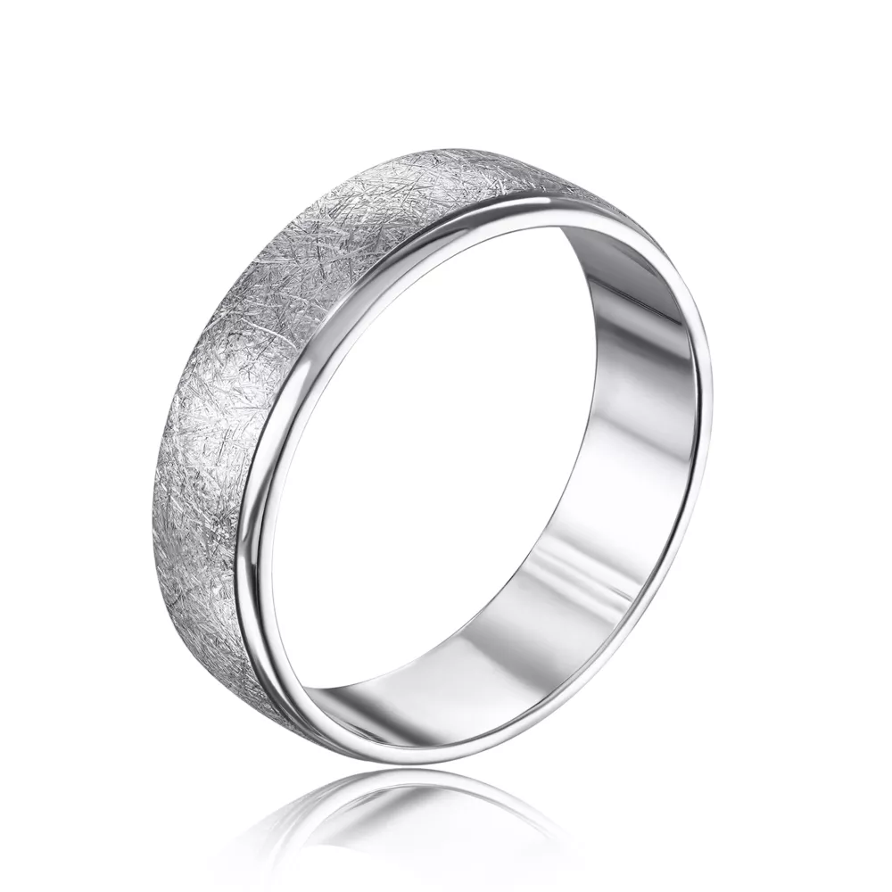 серебряное обручальное кольцо мужское