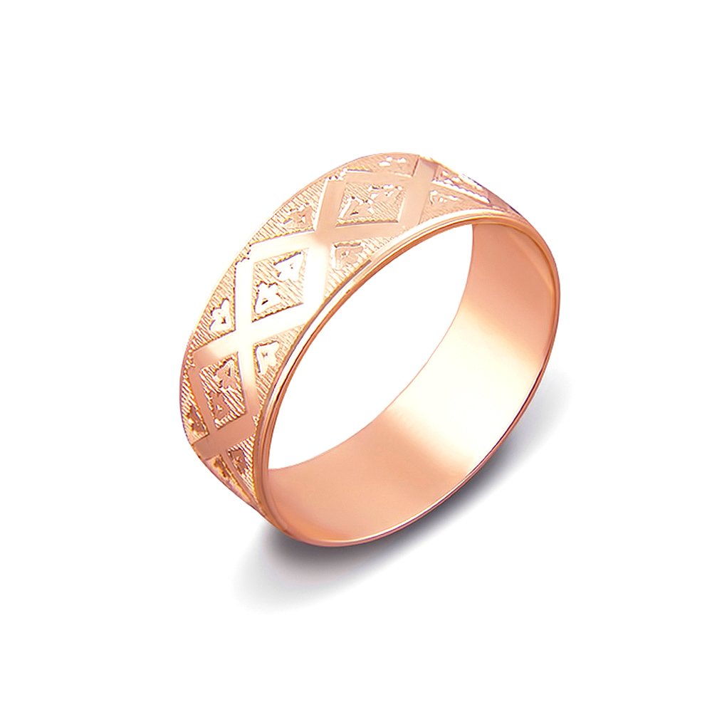 Обручальное кольцо с алмазной гранью. Артикул 1070/15