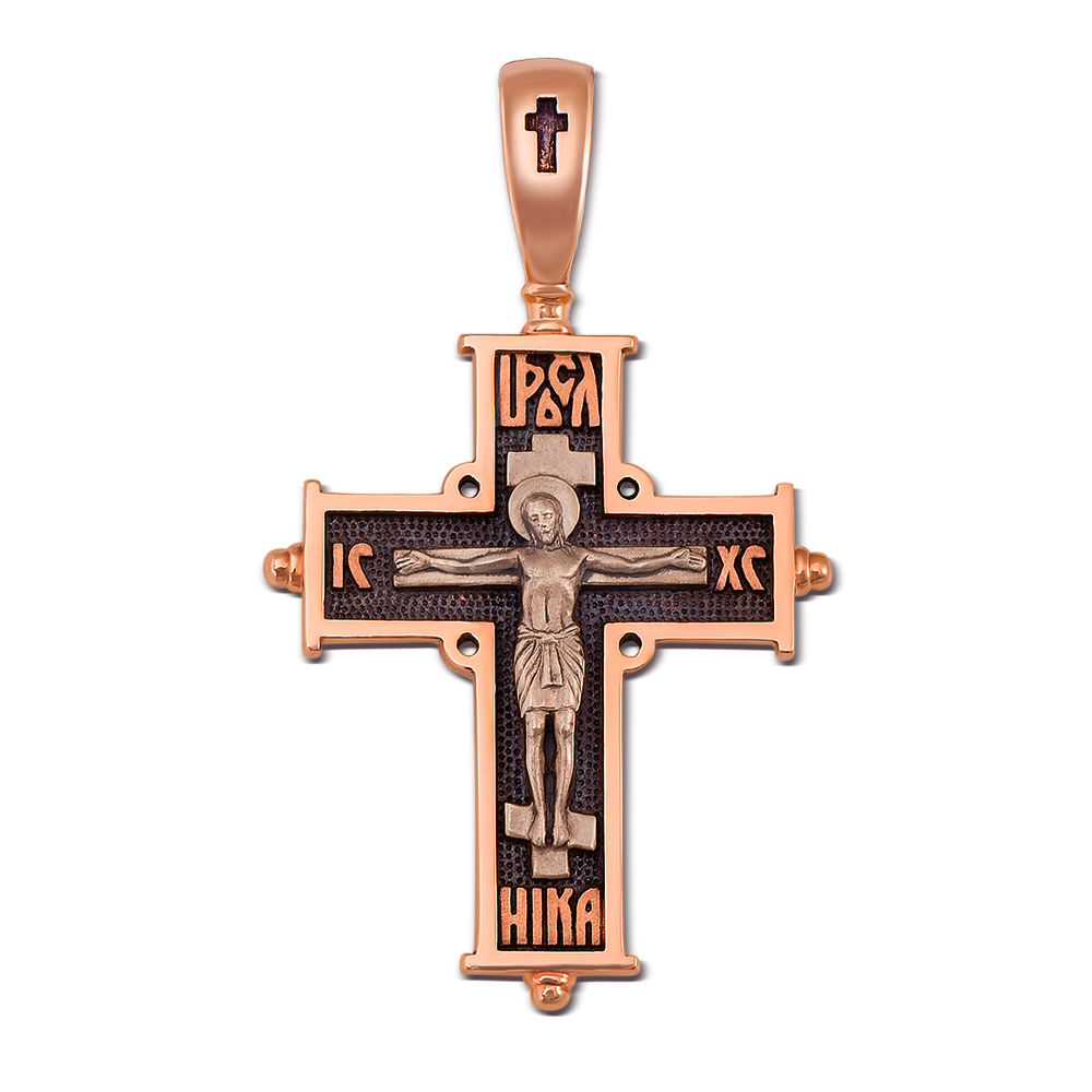 Золотий хрестик «Відродження». Артикул 11517-Ч