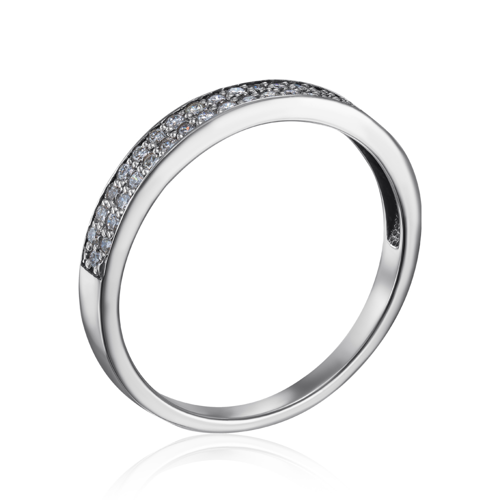 Золотое кольцо с бриллиантами. Артикул 52457/1б