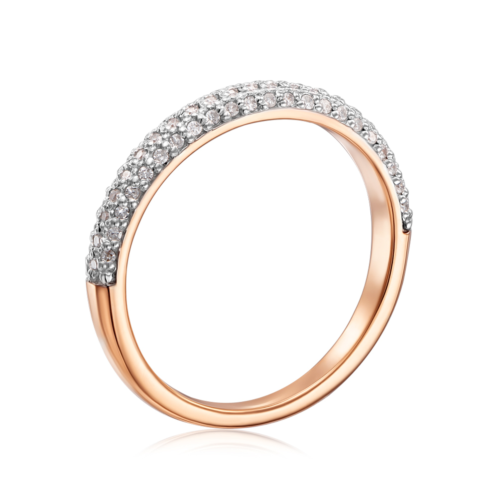 Золотое кольцо с бриллиантами. Артикул 53190/01/1/8007