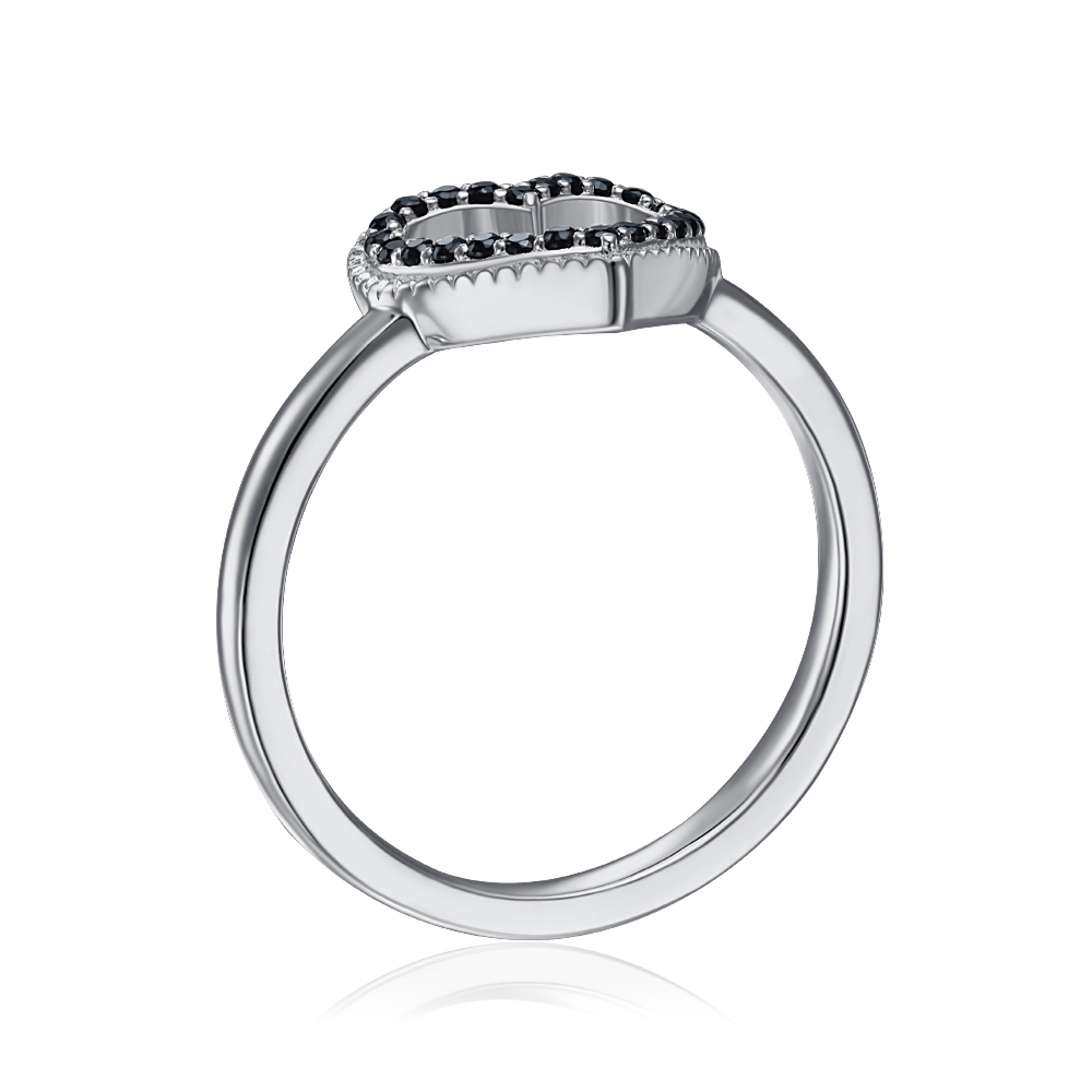 Серебряное кольцо с фианитами. Артикул ML14365A-R/12/526