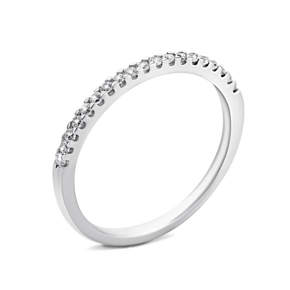Серебряное кольцо с фианитами. Артикул UG5921К(Ф1).Rh