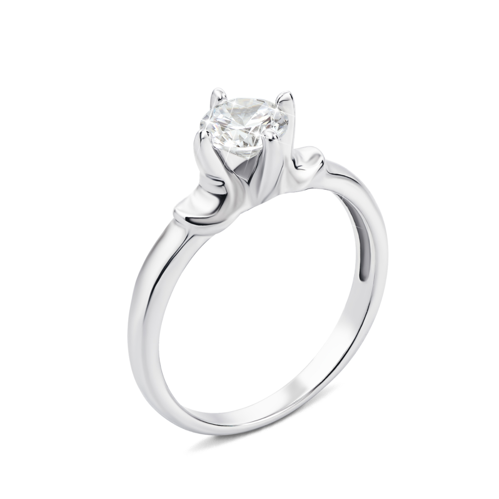 Серебряное кольцо с фианитом (1RI59723-R)