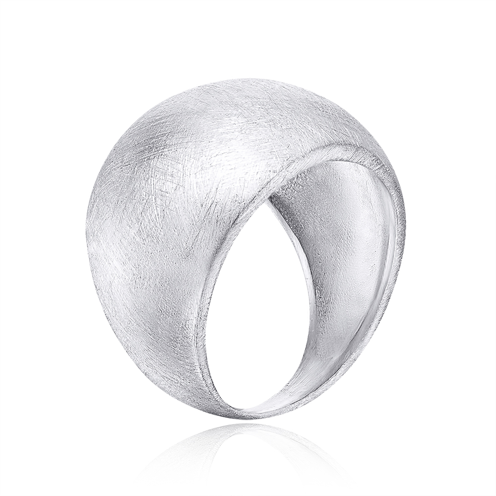 Серебряное кольцо без вставки. Артикул S-AN-25-047/G/R-R/12