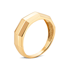 Золотое кольцо без вставки. Артикул UG51/201/061/2
