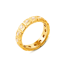 Обручальное кольцо с бриллиантами. Артикул 10003/2.25л