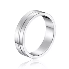 мужское обручальное кольцо серебряное
