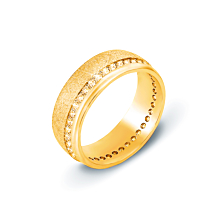 Обручальное кольцо с фианитами. Артикул 10134л