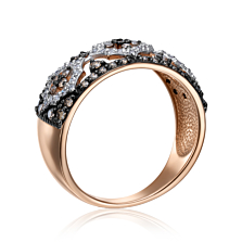 Золотое кольцо с бриллиантами. Артикул 53391/01/1/8198