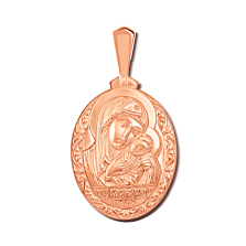Золота підвіска-іконка «Касперовська ікона Божої Матері». Артикул 30863