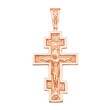 Золотой крестик. Распятие Христа. Артикул 31504