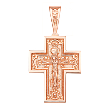 Золотой крестик. Распятие Христа. Артикул 31519