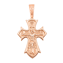 Золотой крестик. Распятие Христа. Артикул 31560