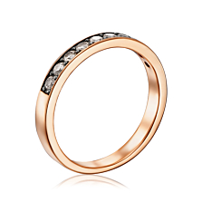 Золотое кольцо с бриллиантами. Артикул 52357/2