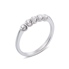 Золотое кольцо с бриллиантами. Артикул 53180/2.25б