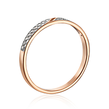 Золотое кольцо с бриллиантами. Артикул 53293/0.8S