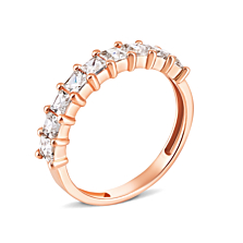 Золотое кольцо с фианитами. Артикул UG5КД2049