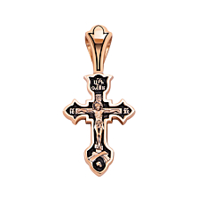 Золотой крестик. Распятие Христа. Артикул UG5ЗК31
