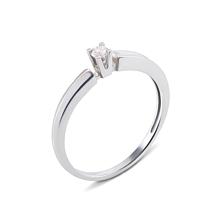 Золотое кольцо с бриллиантом. Артикул 52151/2.5б