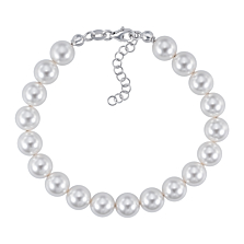 Срібний браслет з перлами. Артикул BRT  8017 RH-B/12/4780