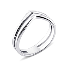 Фаланговое серебряное кольцо. Артикул UG5500001/2-Р