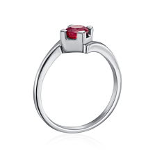 Серебряное кольцо с рубином. Артикул GREP2388-R/12/8453