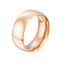 Обручальное кольцо классическое (10174/01/0)