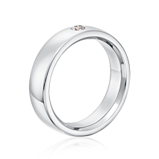 Обручальное кольцо с бриллиантом. Артикул 1006/3б