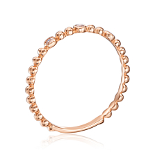 Золотое кольцо с бриллиантами. Артикул RR2577-05-R/01/8566