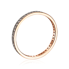 Золотое кольцо с бриллиантами. Артикул RR2649-05-R/01/10880
