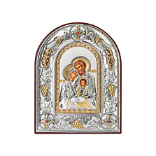 Серебряная икона Божья Матерь.Артикул UG5MA/E 3105 AX-K