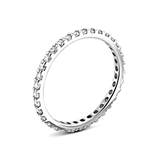 Серебряное кольцо с фианитами.Артикул UG51100