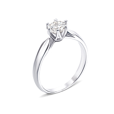 Серебряное кольцо с фианитом (1RI59720-R)