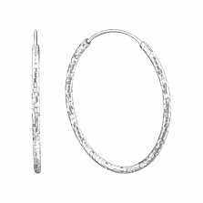 Серебряные серьги-конго.Артикул UG5SE00595-35mm
