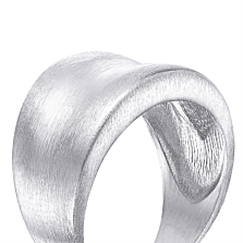 Серебряное кольцо без вставки. Артикул S-AN-25-040/A/R-R/12