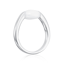 Серебряное кольцо с керамикой. Артикул SR2824-W-R/12