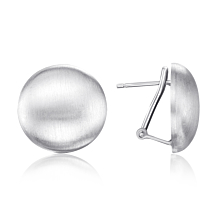 Серебряные серьги без вставки. Артикул S-OR-03-063B/A/R-E/12