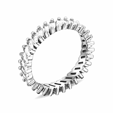 Серебряное кольцо с фианитами. Артикул UG5SZDR15656