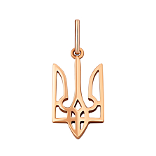 Золотая подвеска Герб Украины.Артикул UG5300952710101
