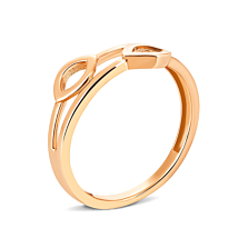 Золотое кольцо без вставки. Артикул UG513992/01/0