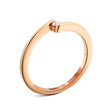 Золотое кольцо с бриллиантом.Артикул UG5180035/01/00/0090