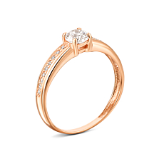 Золотое кольцо с фианитами.Артикул UG5111161