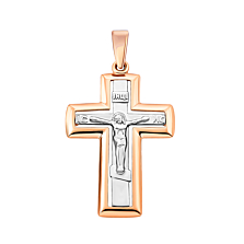 Золотой крестик. Распятие Христа.Артикул UG5501098