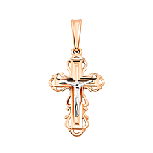 Золотой крестик. Распятие Христа.Артикул UG5501333