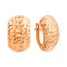 Золоті сережки з алмазною гранню.Артикул UG52112015701
